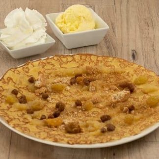 Crêpe Apfelmus-Zimt