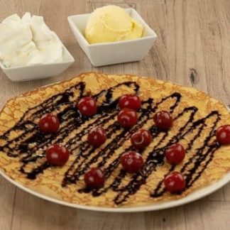 Crêpe Schoko-Sauerkirsch