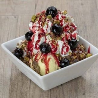 Amarena-Pistazien-Becher