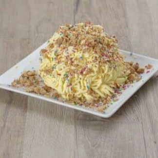 Mini-Spaghettieis Karamellkeks