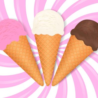 Gutschein - Motiv Eiswaffel